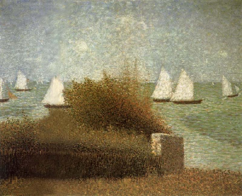 The Sail boat, Georges Seurat